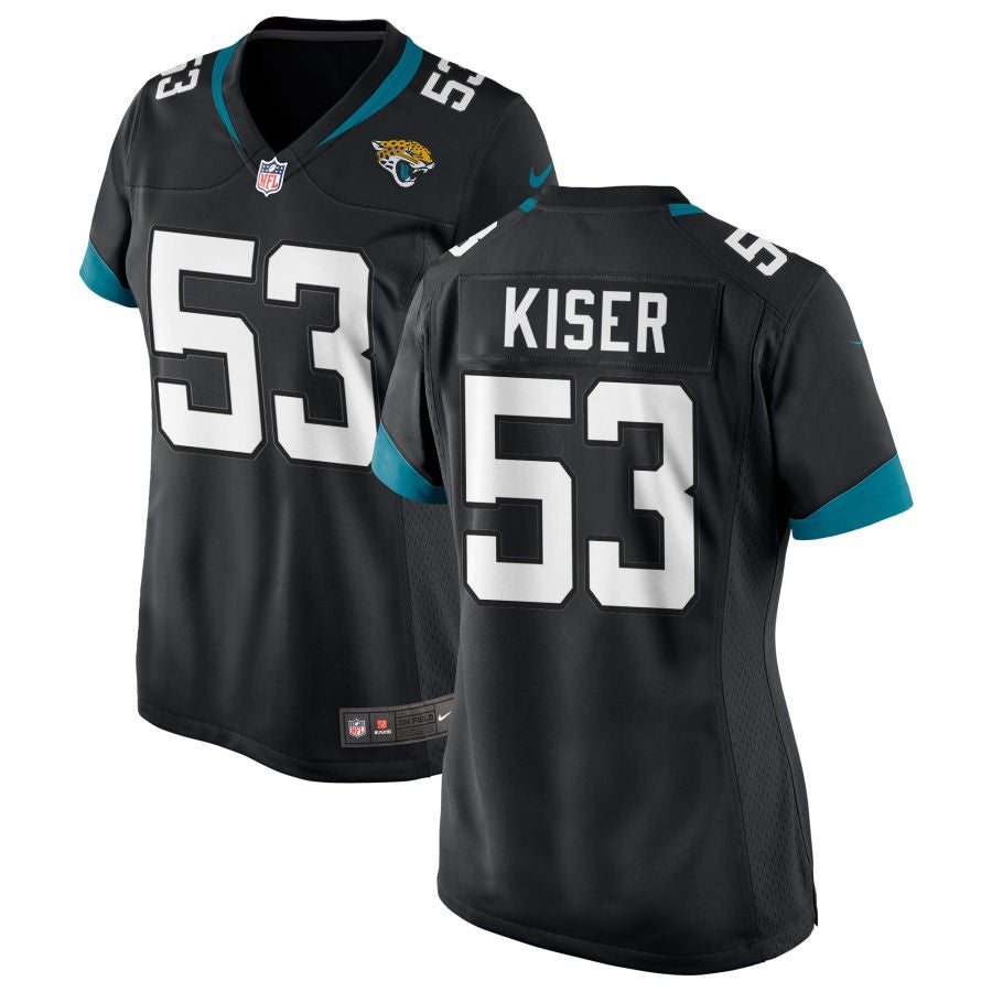 Trey Kiser Women's Nike Black Jacksonville Jaguars Custom Jersey