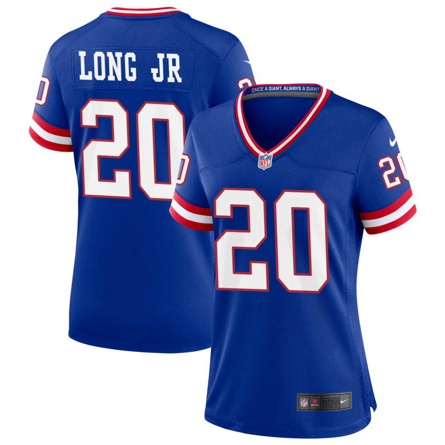 David Long Jr Women's Nike Royal New York Giants Classic Custom Game Jersey