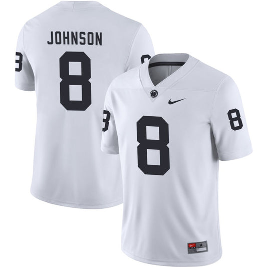 Tyler Johnson Men's Nike White Penn State Nittany Lions Pick-A-Player NIL Replica Football Jersey