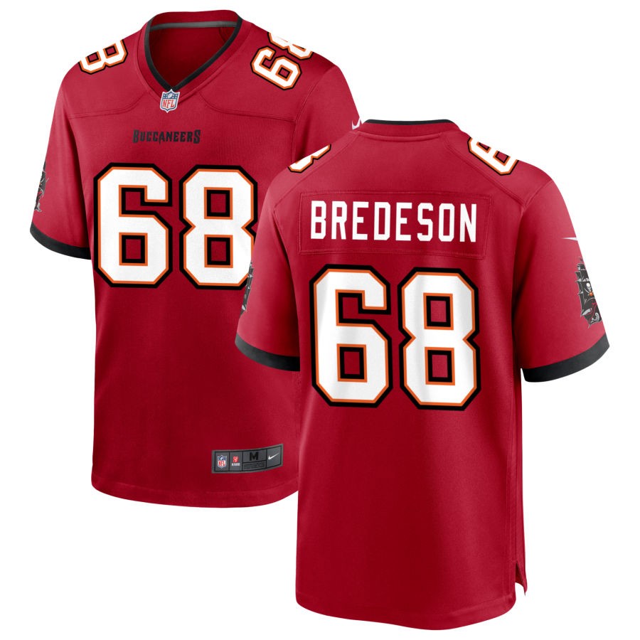 Ben Bredeson Youth Nike Tampa Bay Buccaneers Red Custom Game Jersey