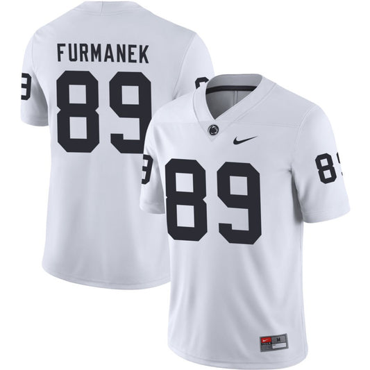 Finn Furmanek Men's Nike White Penn State Nittany Lions Pick-A-Player NIL Replica Football Jersey