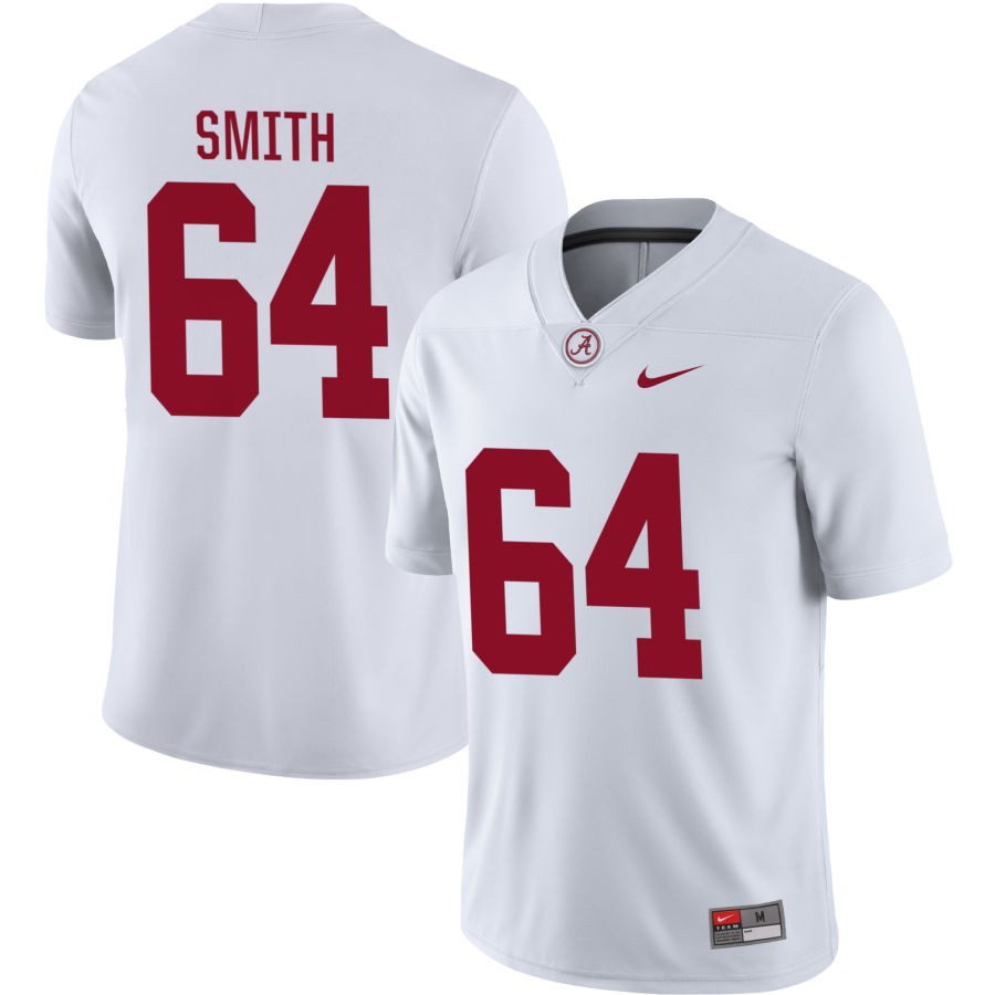 Mac Smith Men's Nike White Alabama Crimson Tide Pick-A-Player NIL Replica Football Jersey