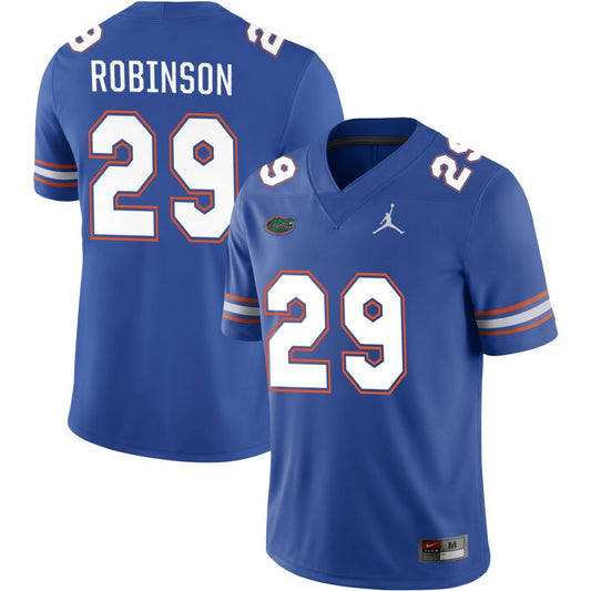 Jaden Robinson Men's Jordan Brand Royal Florida Gators Pick-A-Player NIL Replica Football Jersey