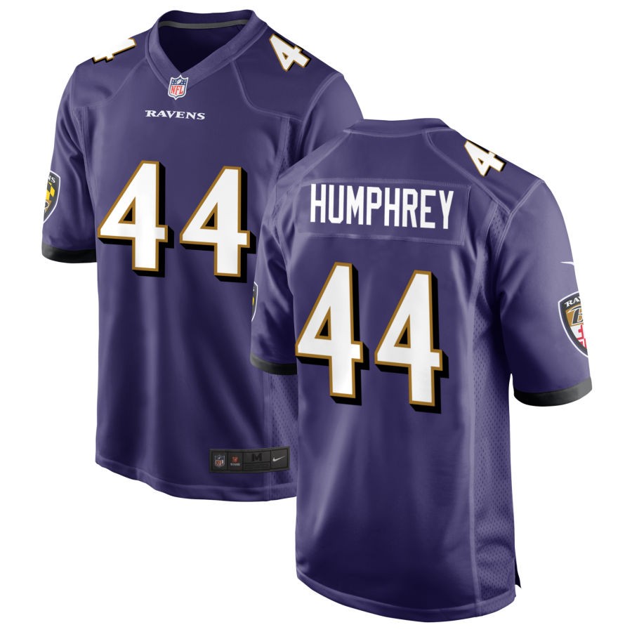 Marlon Humphrey Men's Nike Purple Baltimore Ravens Custom Game Jersey