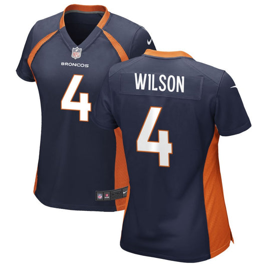 Zach Wilson Women's Nike Navy Denver Broncos Alternate Custom Game Jersey