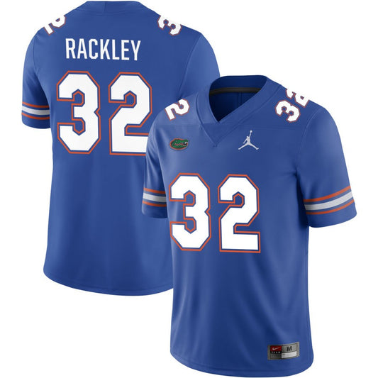 Cahron Rackley Men's Jordan Brand Royal Florida Gators Pick-A-Player NIL Replica Football Jersey