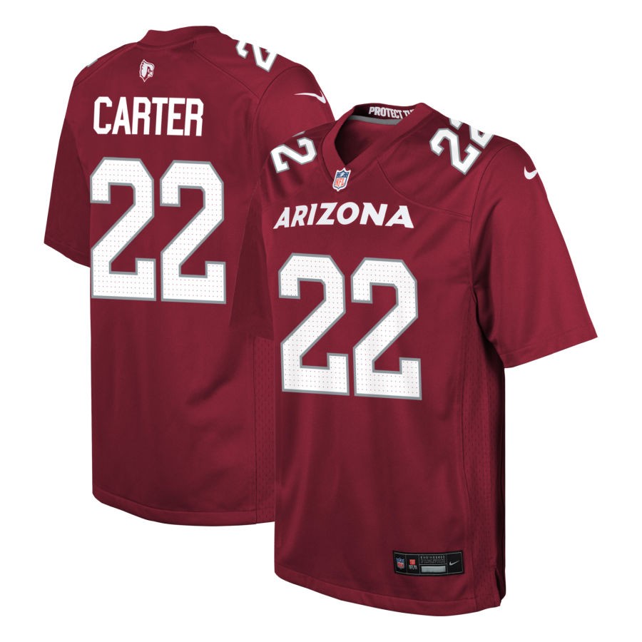 Michael Carter Youth Nike  Cardinal Arizona Cardinals Custom Game Jersey