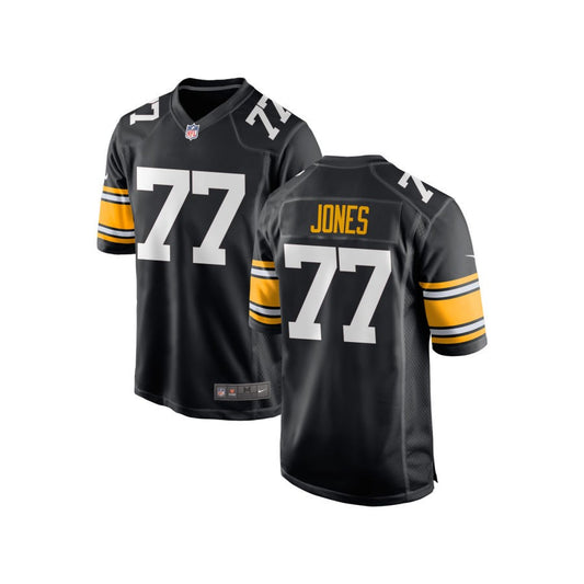 Broderick Jones Youth Nike Black Pittsburgh Steelers Alternate Custom Game Jersey