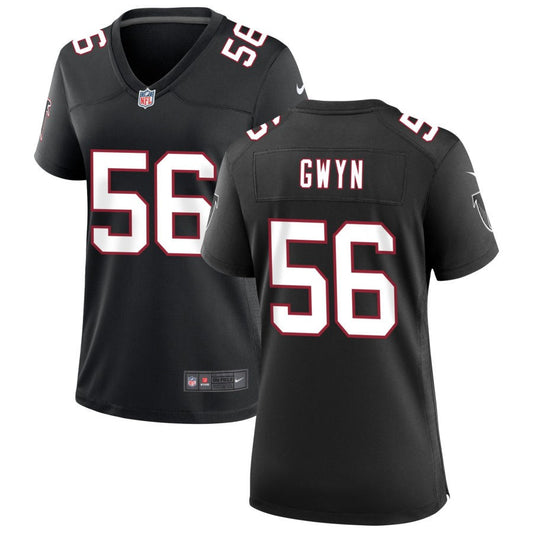 Jovaughn Gwyn Women's Nike Black Atlanta Falcons Throwback Custom Game Jersey