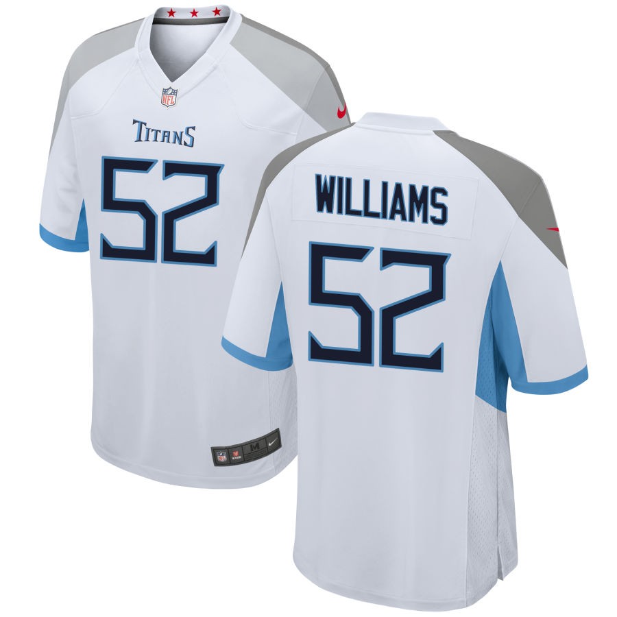 James Williams Men's Nike White Tennessee Titans Custom Game Jersey