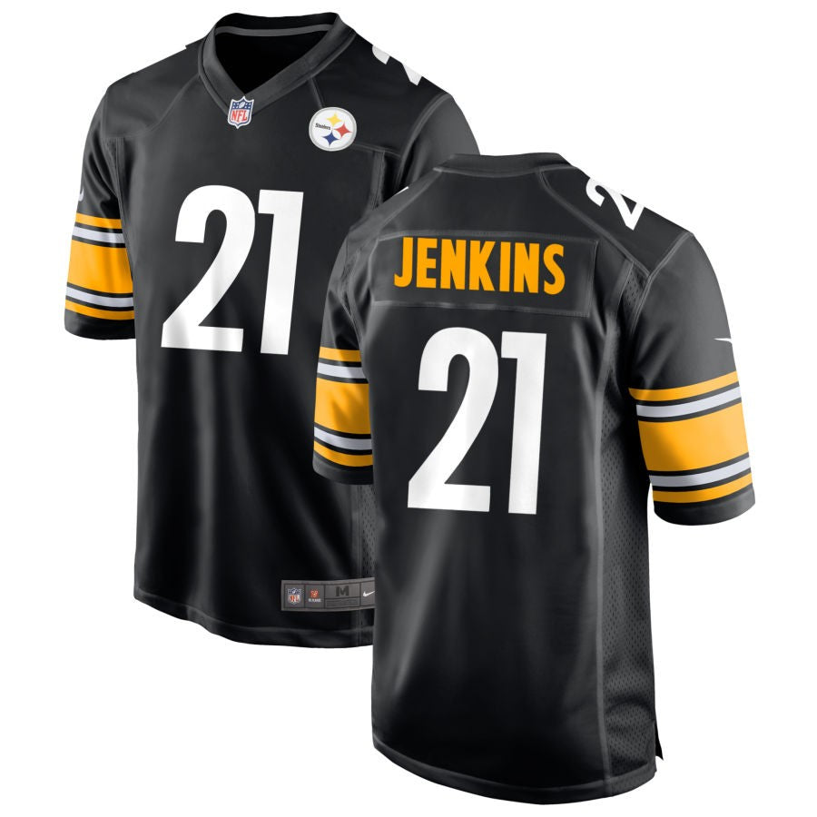 Jaray Jenkins Men's Nike Black Pittsburgh Steelers Custom Game Jersey