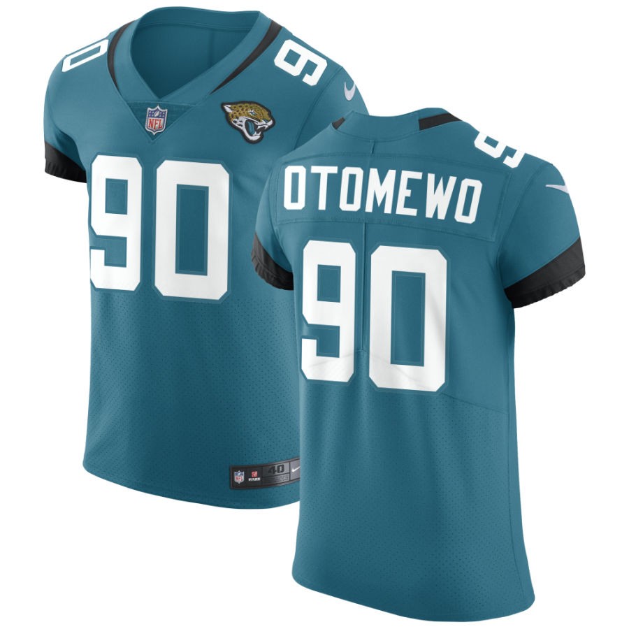 Esezi Otomewo Men's Nike Teal Jacksonville Jaguars Vapor Untouchable Elite Custom Jersey