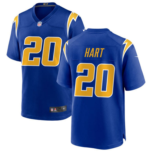 Cam Hart Men's Nike Royal Los Angeles Chargers Alternate Custom Game Jersey