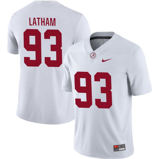 Jah-Marien Latham Men's Nike White Alabama Crimson Tide Pick-A-Player NIL Replica Football Jersey