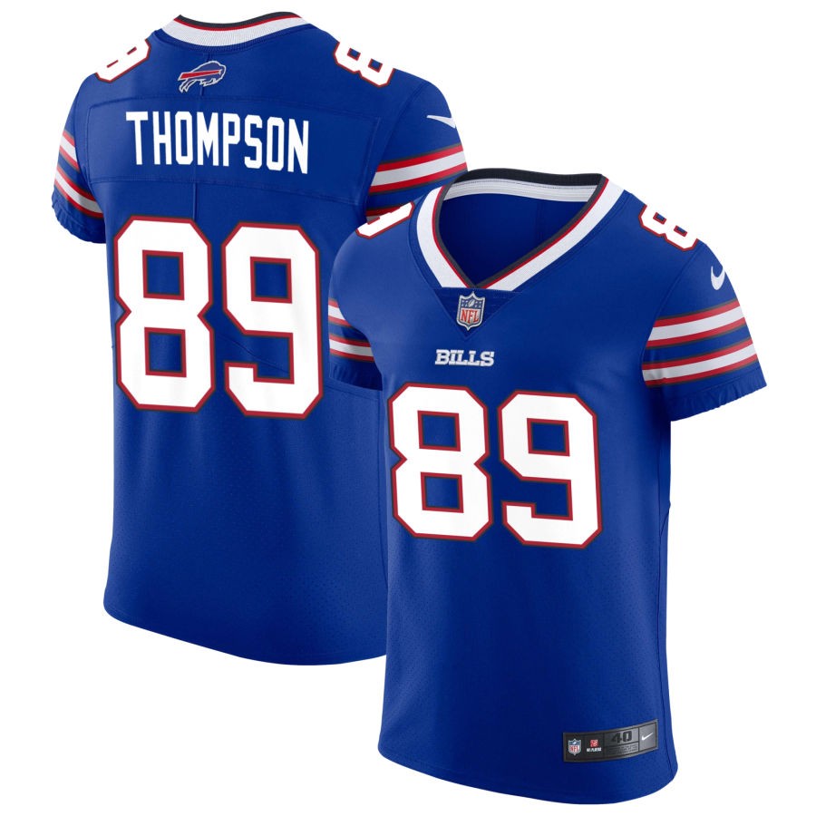 Bryan Thompson Men's Nike Royal Buffalo Bills Vapor Elite Custom Jersey