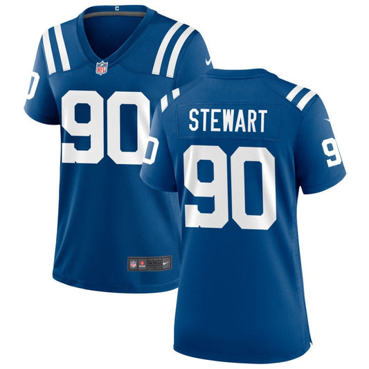 Grover Stewart Women's Nike Indianapolis Colts Royal Custom Game Jersey