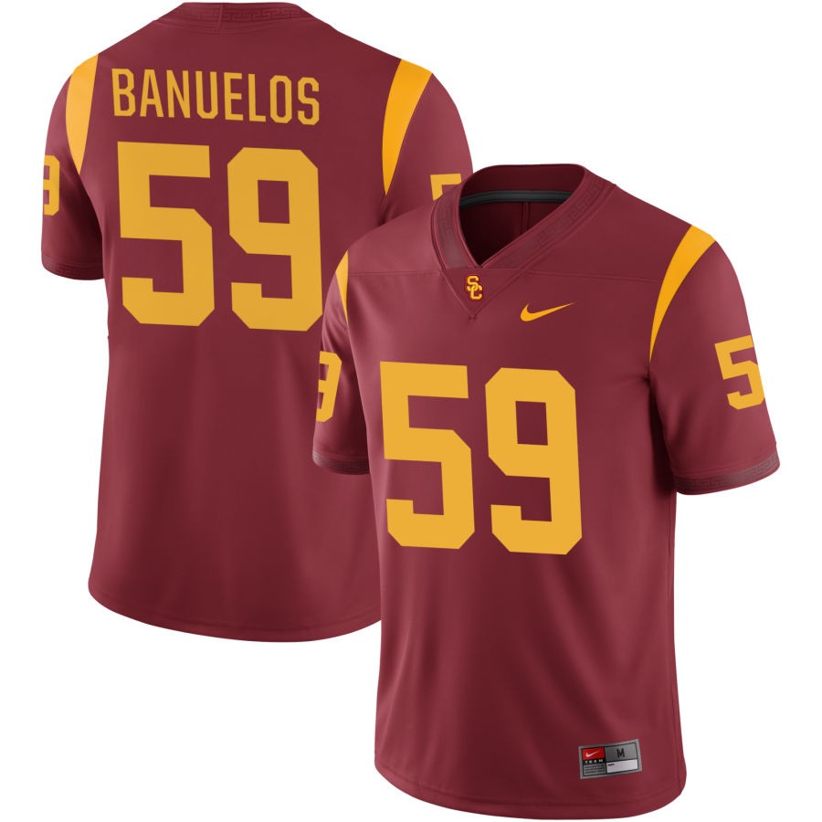 Micah Banuelos Men's Nike Crimson USC Trojans Pick-A-Player NIL Replica Football Jersey