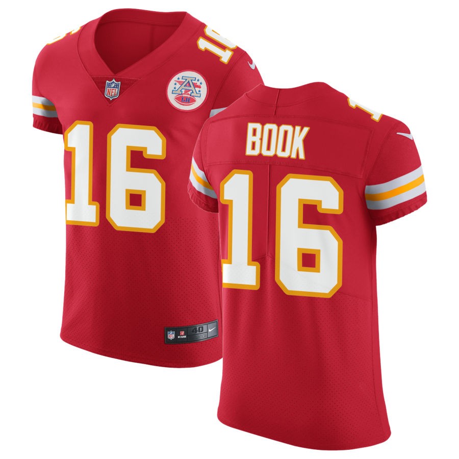 Ian Book Men's Nike Red Kansas City Chiefs Vapor Untouchable Custom Elite Jersey