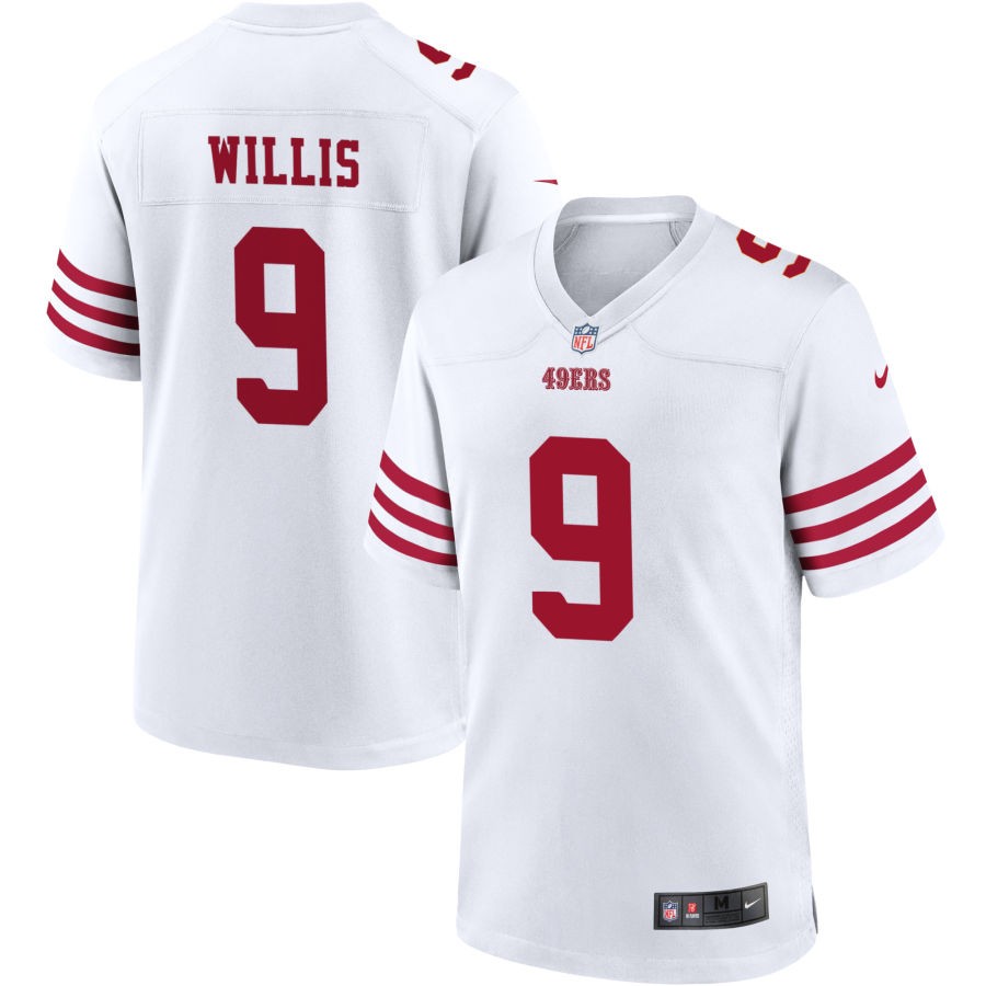 Brayden Willis Men's Nike White San Francisco 49ers Game Custom Player Jersey