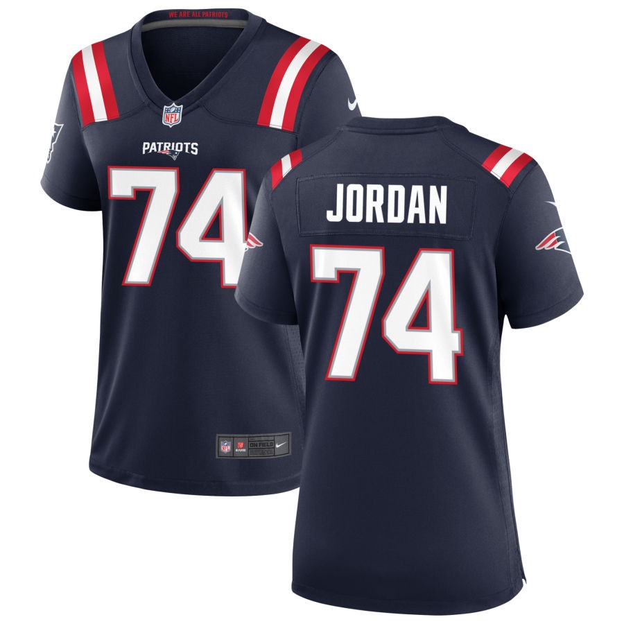 Michael Jordan Women's Nike Navy New England Patriots Custom Game Jersey