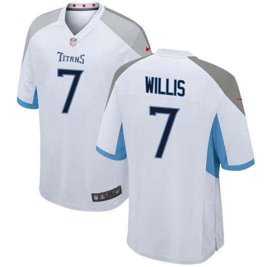 Malik Willis Men's Nike White Tennessee Titans Custom Game Jersey