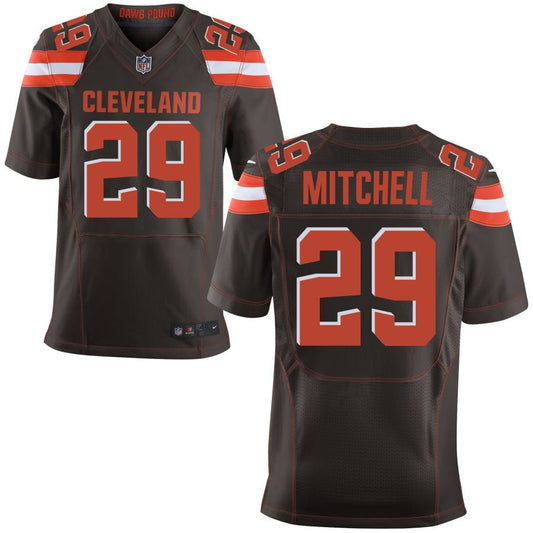 Cameron Mitchell Men's Nike Brown Cleveland Browns Elite Custom Jersey