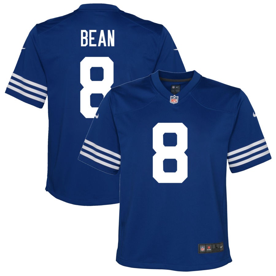 Jason Bean Youth Nike Royal Indianapolis Colts Alternate Custom Game Jersey