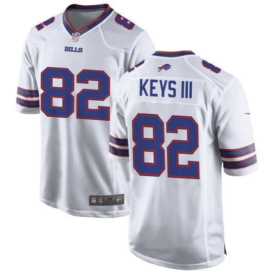 Lawrence Keys III Men's Nike White Buffalo Bills Custom Game Jersey