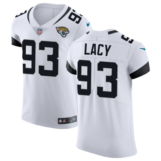 Tyler Lacy Men's Nike White Jacksonville Jaguars Vapor Untouchable Elite Custom Jersey