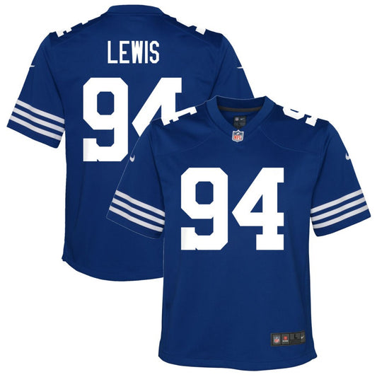 Tyquan Lewis Youth Nike Royal Indianapolis Colts Alternate Custom Game Jersey