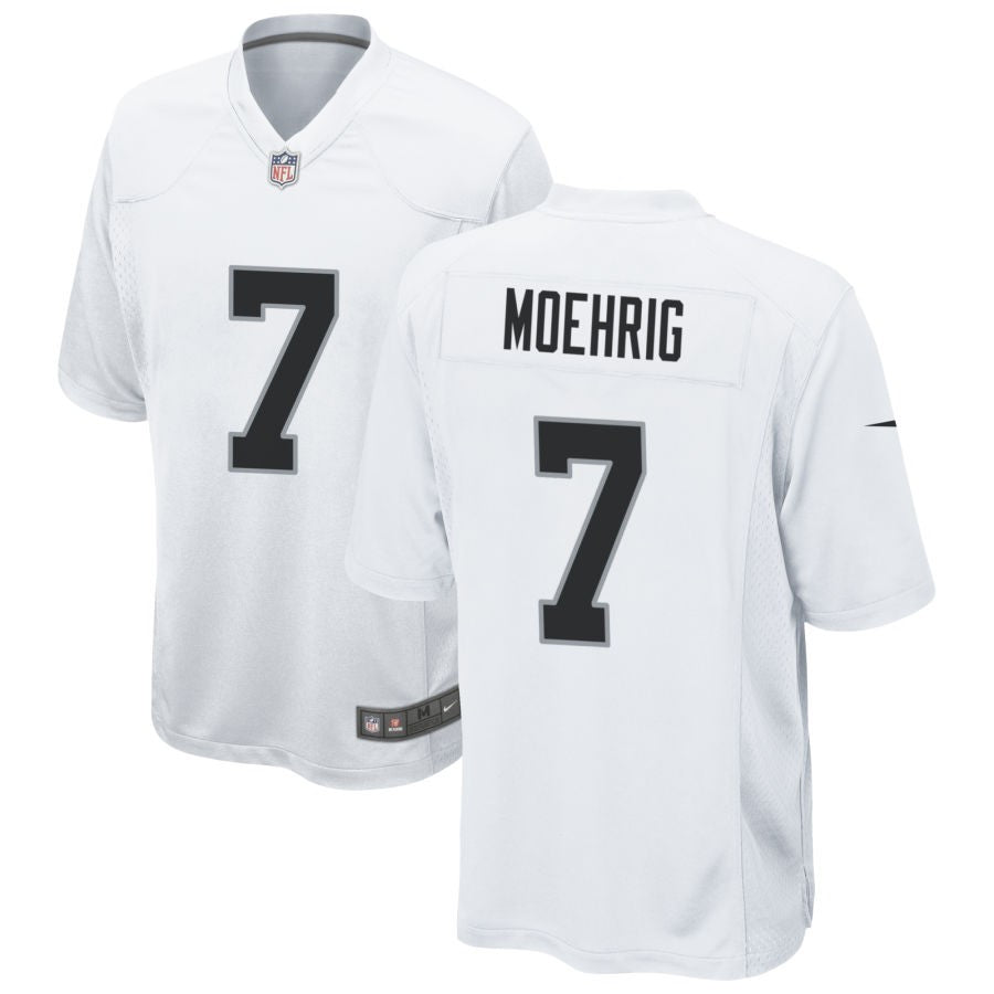 Tre'von Moehrig Men's Nike White Las Vegas Raiders Custom Game Jersey