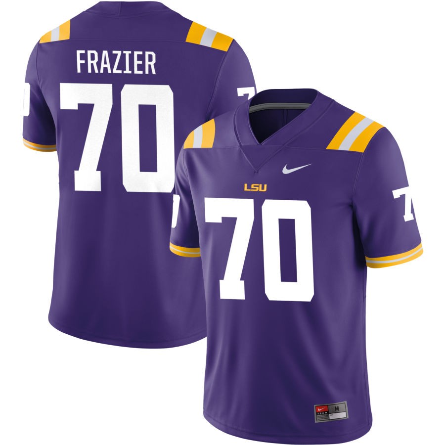 Miles Frazier Men's Nike Purple LSU Tigers Pick-A-Player NIL Replica Football Jersey