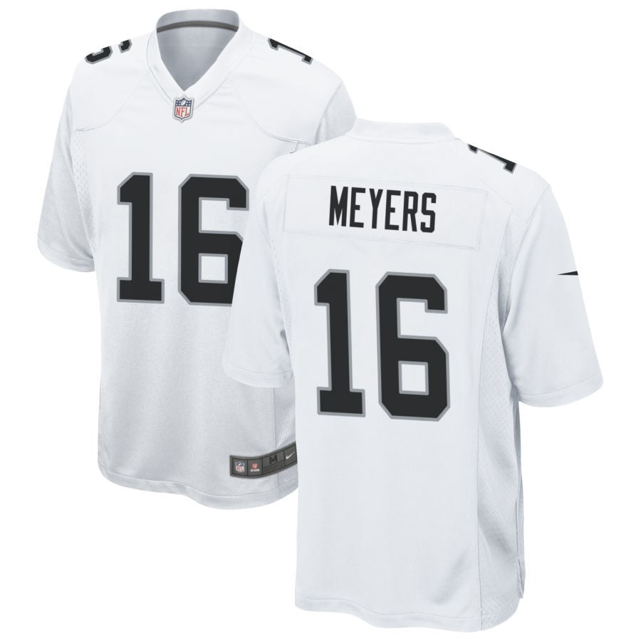 Jakobi Meyers Men's Nike White Las Vegas Raiders Custom Game Jersey