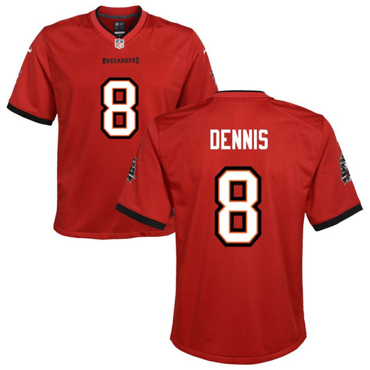 SirVocea Dennis Youth Nike Tampa Bay Buccaneers Red Custom Game Jersey