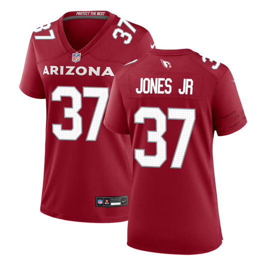 Tony Jones Jr Women's Nike Cardinal Arizona Cardinals Custom Game Jersey