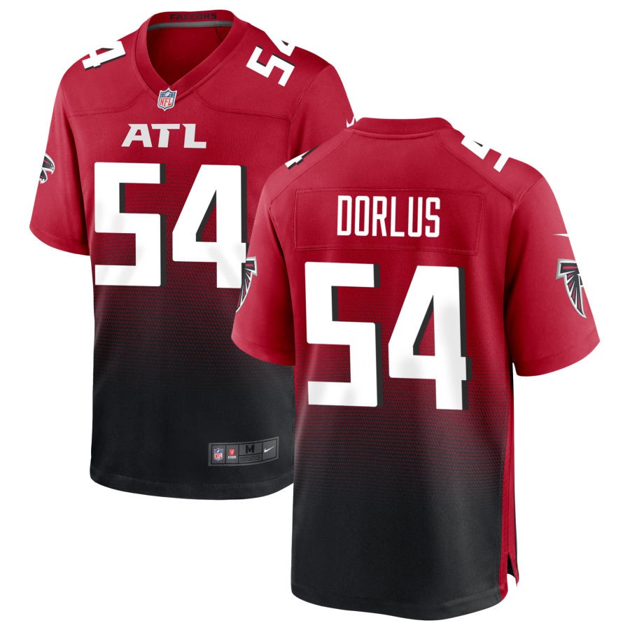 Brandon Dorlus Men's Nike Red Atlanta Falcons Alternate Custom Game Jersey