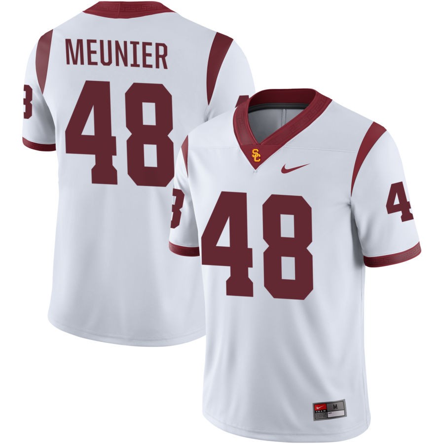 Daniel Meunier Men's Nike White USC Trojans Pick-A-Player NIL Football Replica Jersey