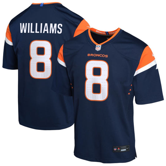 K'Waun Williams Youth Nike  Navy Denver Broncos Alternate Custom Game Jersey