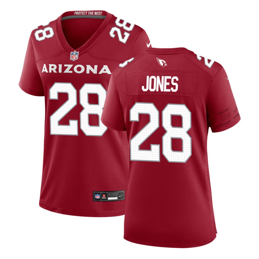 Elijah Jones Women's Nike Cardinal Arizona Cardinals Custom Game Jersey