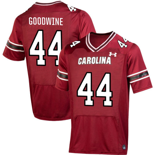 Monkell Goodwine Men's Under Armour  Garnet South Carolina Gamecocks NIL Pick-A-Player Replica Football Jersey