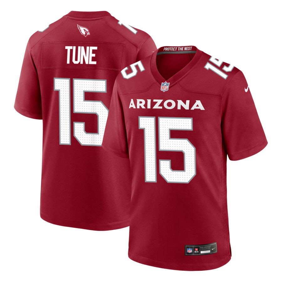 Clayton Tune Men's Nike Cardinal Arizona Cardinals Custom Game Jersey