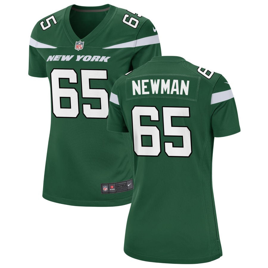 Xavier Newman Women's Nike Gotham Green New York Jets Custom Game Jersey