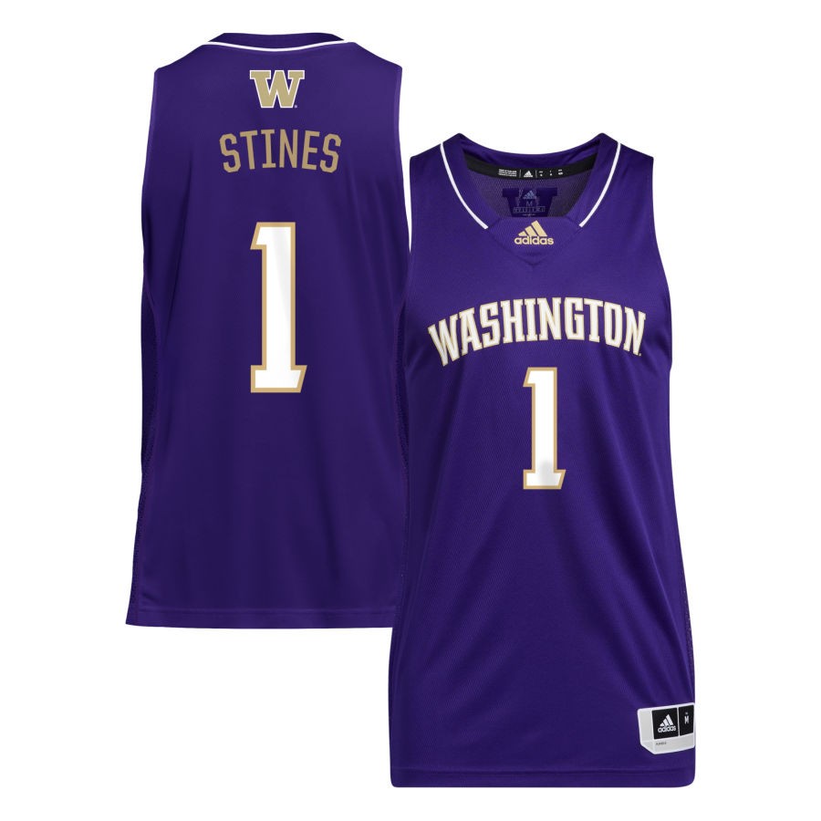 Hannah Stines Unisex adidas Purple Washington Huskies Pick-A-Player NIL Women's Basketball Jersey