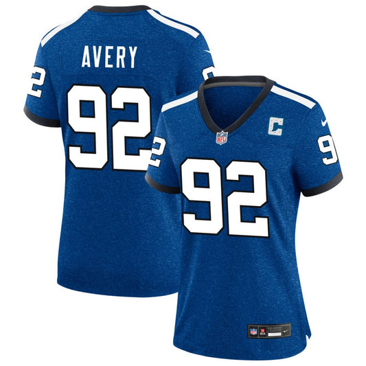 Genard Avery Women's Nike Royal Indianapolis Colts Indiana Nights Alternate Custom Game Jersey