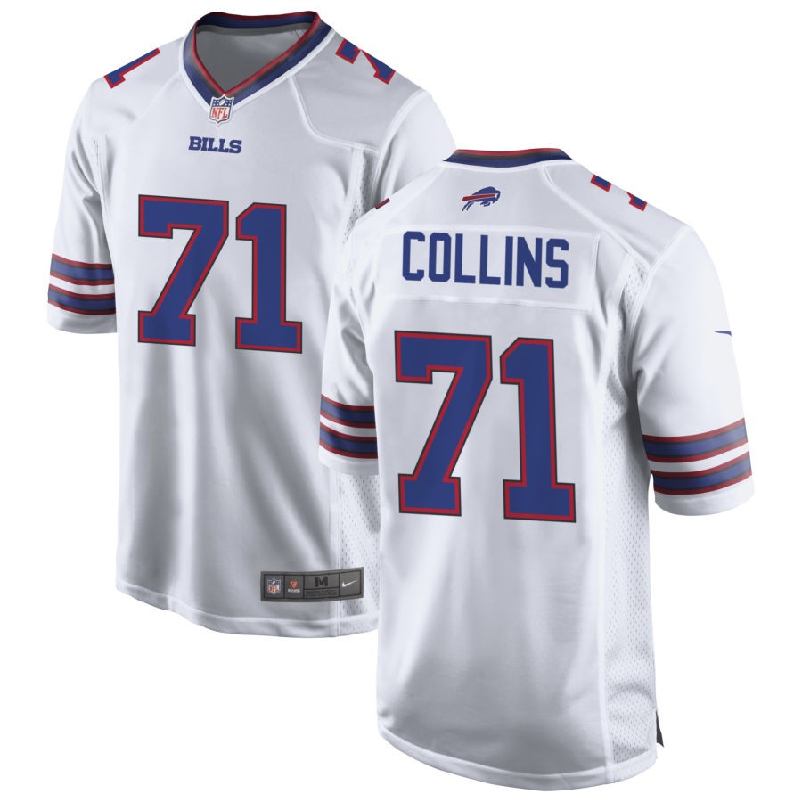 La'el Collins Men's Nike White Buffalo Bills Custom Game Jersey