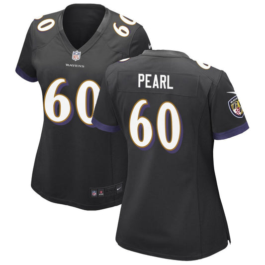 Julian Pearl Women's Nike Black Baltimore Ravens Alternate Custom Game Jersey