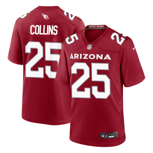 Zaven Collins Men's Nike Cardinal Arizona Cardinals Custom Game Jersey