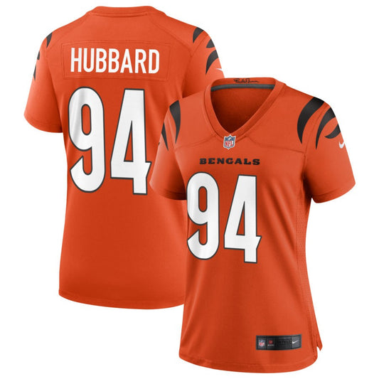 Sam Hubbard Women's Nike Orange Cincinnati Bengals Alternate Game Custom Jersey