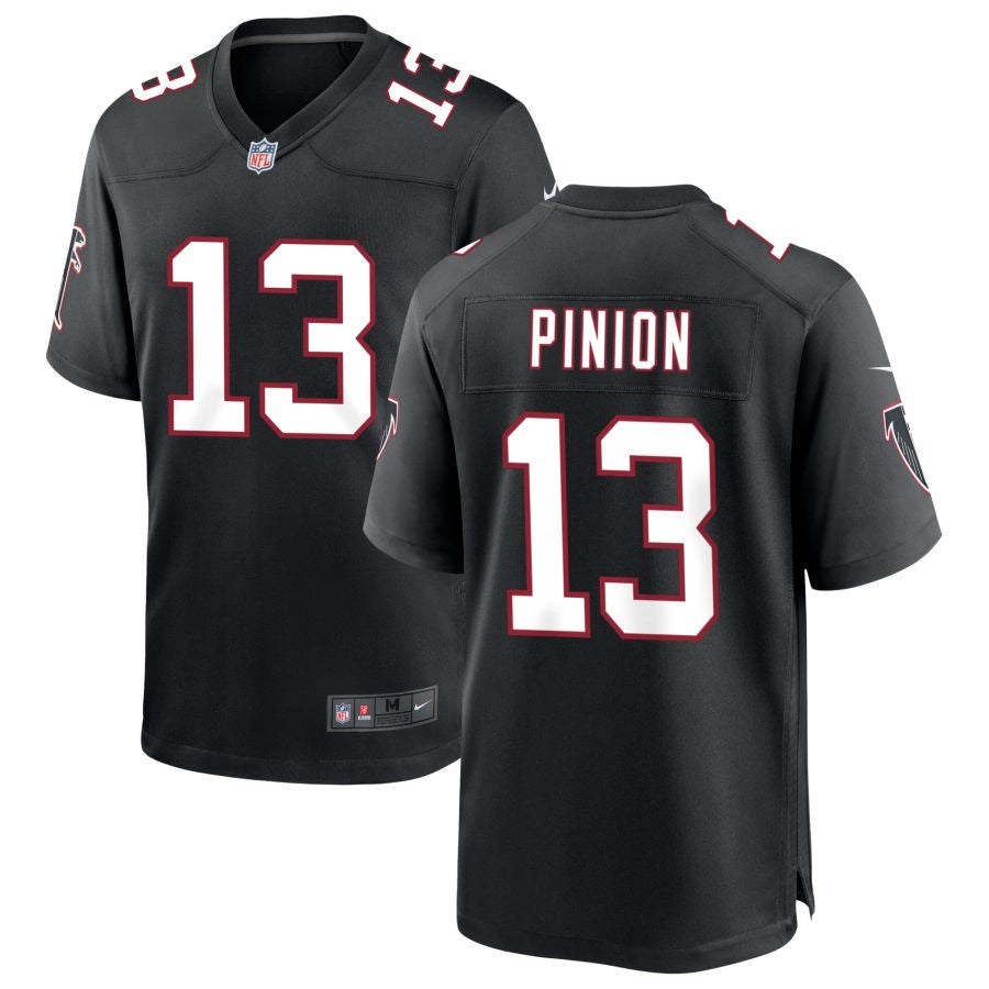 Bradley Pinion Men's Nike Black Atlanta Falcons Throwback Custom Game Jersey