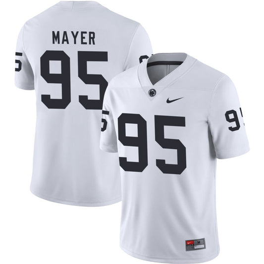 Jordan Mayer Men's Nike White Penn State Nittany Lions Pick-A-Player NIL Replica Football Jersey